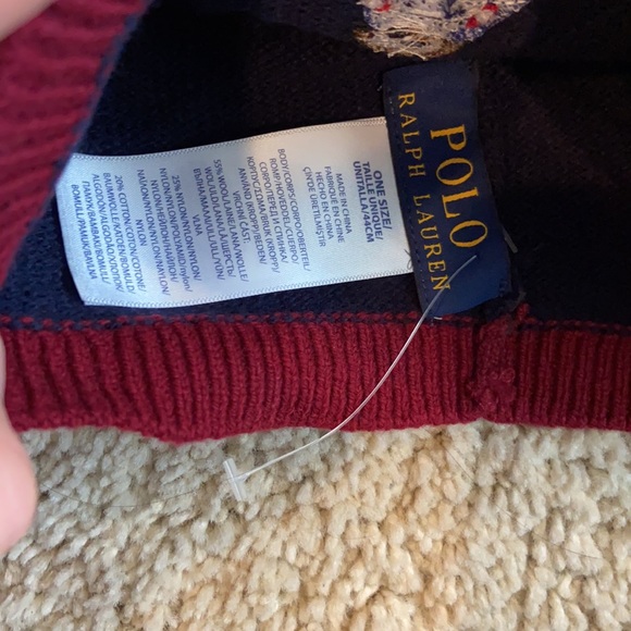Kids Polo Ralph Lauren Bear Hat - Picture 2 of 4